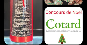 Concours Cotard Meilleur Chocolatier Canada St Sauveur - Gagnez un de nos sapin géant en chocolat noir !