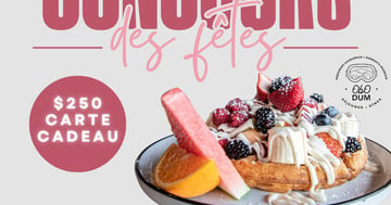 Concours Déjeuner Obodum - Gagnez une carte cadeau de 250$!