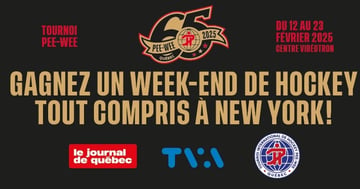Concours Journal de Québec - Gagnez un week-end de hockey tout compris à NEW YORK pour deux personnes !