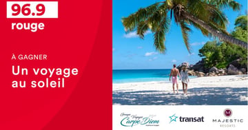 Concours Rouge FM 96,9 - Un voyage au soleil à gagner !