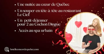 Concours SAINT-VALENTIN - Hôtel le Concorde Québec