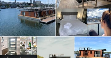 Concours GAGNEZ UNE NUITÉE inoubliable sur une  MAISON FLOTTANTE dans la VILLE DE QUÉBEC