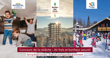 Concours Gagnez une escapade plein air d'une valeur de plus de 675$!
