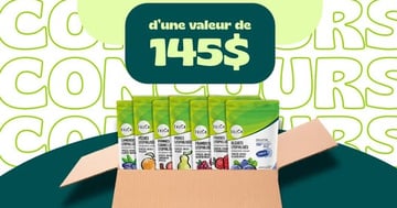 Concours Eklor aliments - Gagnez une boîte de 48 collations lyophilisées de fruits et légumes biologiques!