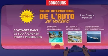 Concours Journal de Québec - Gagnez l’une des trois destinations vacances dans le Sud !