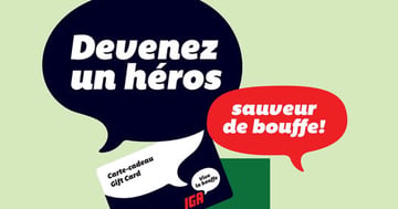 Concours IGA & FoodHero - Devenez un héros!
