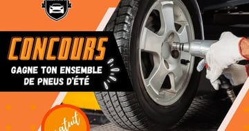 Concours Gagne ton ensemble de pneus d’été!
