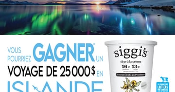Concours Gagnez un voyage de 25 000$ en Islande!
