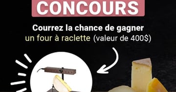 Concours Pasquier - Gagnez un four à raclette professionnel Louis Tellier modèle Alpage!