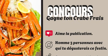 CONCOURS – GAGNEZ VOTRE CAISSE DE CRABE FRAIS !