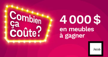 Concours Rythme FM 100,1 - 4000$ en meubles à gagner !
