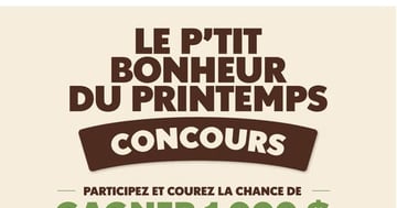 Concours Little Potato - le p’tit bonheur du printemps!