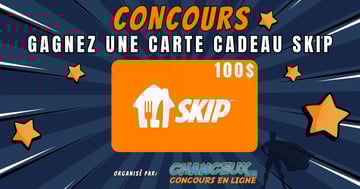 Concours Gagnez une Carte Cadeau SKIP de 100$