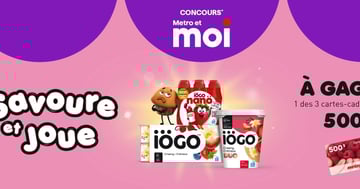 Concours Metro - Gagnez 1 des 3 cartes-cadeaux Metro de 500 $!
