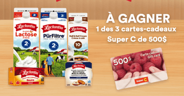 Concours Super C - Gagnez 1 des 3 cartes-cadeaux Super C de 500$!