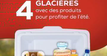 Concours Voisin - Gagnez l'une des 4 glacières remplies de produits, d’une valeur de 350 $ chacune!