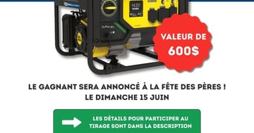 Concours Neutron Solutions - Gagnez une génératrice Champion de 4000 W !