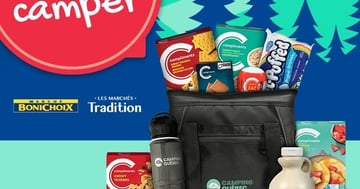 Concours Camping Québec - Gagnez une glacière remplie de produits parfaits pour vos escapades en plein air!