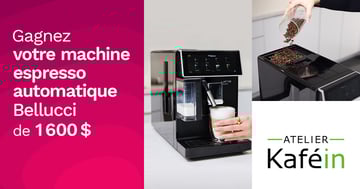 Concours Rythme 93.7-98.1  - Gagnez une machine espresso automatique Bellucci de 1 600$!