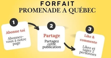 Concours Littoral - Hôtel & Spa - Forfait Promenade à Québec à gagner !