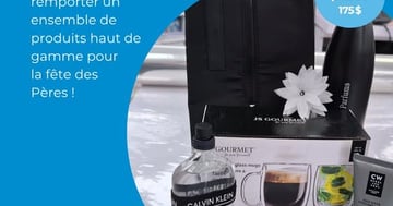 Concours Brunet Drummondville -  Gagnez un superbe coffret de produits pour homme incluant : Calvin Klein, CW Beggs and Sons, GS Gourmet et Rabanne.