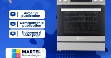 Concours Gagnez une des 5 cuisinières Martel !
