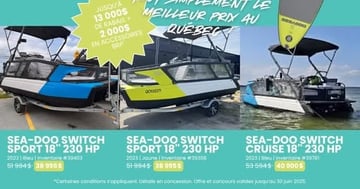 Concours Gagnez une planche à pagaie Sea-Doo 3,2 m, d’une valeur de 700 $ !