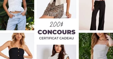 Concours Collection Mini Coco -  un certificat cadeau de 200$ à gagner!