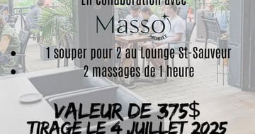 Concours L'été au Lounge à Saint-Sauveur!