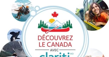 Concours Les lentilles cornéennes Clariti - Gagnez un bon de voyage d’une valeur de 5 000 $ pour vivre un été canadien inoubliable!