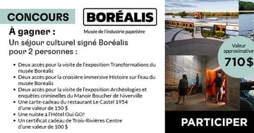 Concours Gagnez un séjour culturel signé Boréalis pour 2 personnes !