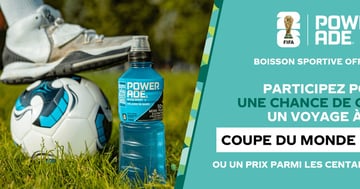 Concours Tournez pour gagner DE POWERADE!