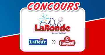 Concours Gagnez une des 5 paires de billets pour La Ronde - PAGE OFFICIELLE + un sac banane rempli de coupons Lafleur et Flamingo