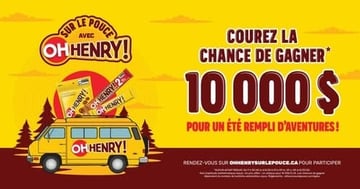 Concours Hershey Canada - Gagnez 10 000$ pour un été rempli d'aventures !