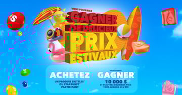 Concours Skittles et Starburst 10 000$ en Argent à GAGNER