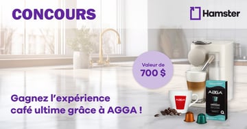 Concours AGGA x Hamster – Gagnez l’expérience café ultime!