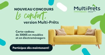 Concours Gagnez 3000$ en meubles et électroménagers avec Multi-Prêts