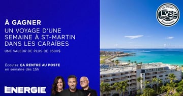 Concours Energie 94,3 - Gagnez un voyage d'une semaine à St-Martin !