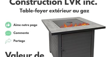 Concours D’OUVERTURE CONSTRUCTION LVR INC. !