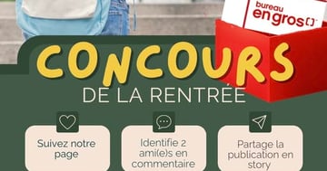 Concours Gagnez une carte-cadeau de 100 $ chez Bureau en Gros !