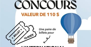 Concours Gagnez 2 billets pour L’International de montgolfières de Saint-Jean-sur-Richelieu !