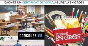 Concours ADK Construction - Gagnez 100$ au Bureau en gros !