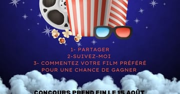 Concours Marie-Hélène Chartier - Courtier immobilier - sortie cinéma en famille!