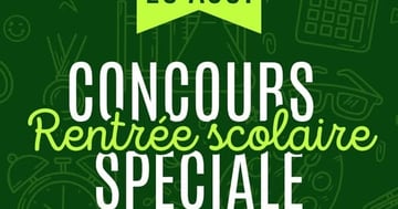 Concours Gagnez un sac a dos remplie d'effet scolaire!