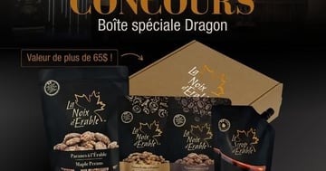 Concours La Noix d’Érable - Gagnez Une boîte d’une valeur de +65 $ !