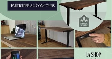 Concours Gagnez un bureau ergonomique haut de gamme d’une valeur de 2 000 $