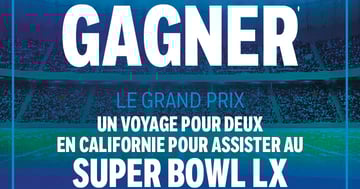 Concours Gagnez un voyage pour deux au Super Bowl LX avec Bud Light et Maxi - Plus de 15 prix à remporter!