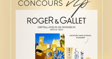 Concours Gagnez un rituel bien-être Vanille Soleil avec Les Radieuses et Roger&Gallet – 3 ensembles à remporter!