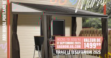 Concours Gagnez un abri solaire mural avec GAGNON – Profitez de l’été plus longtemps!
