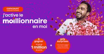 Concours Gagner 1 des 10 lots de 1 million de points MOI